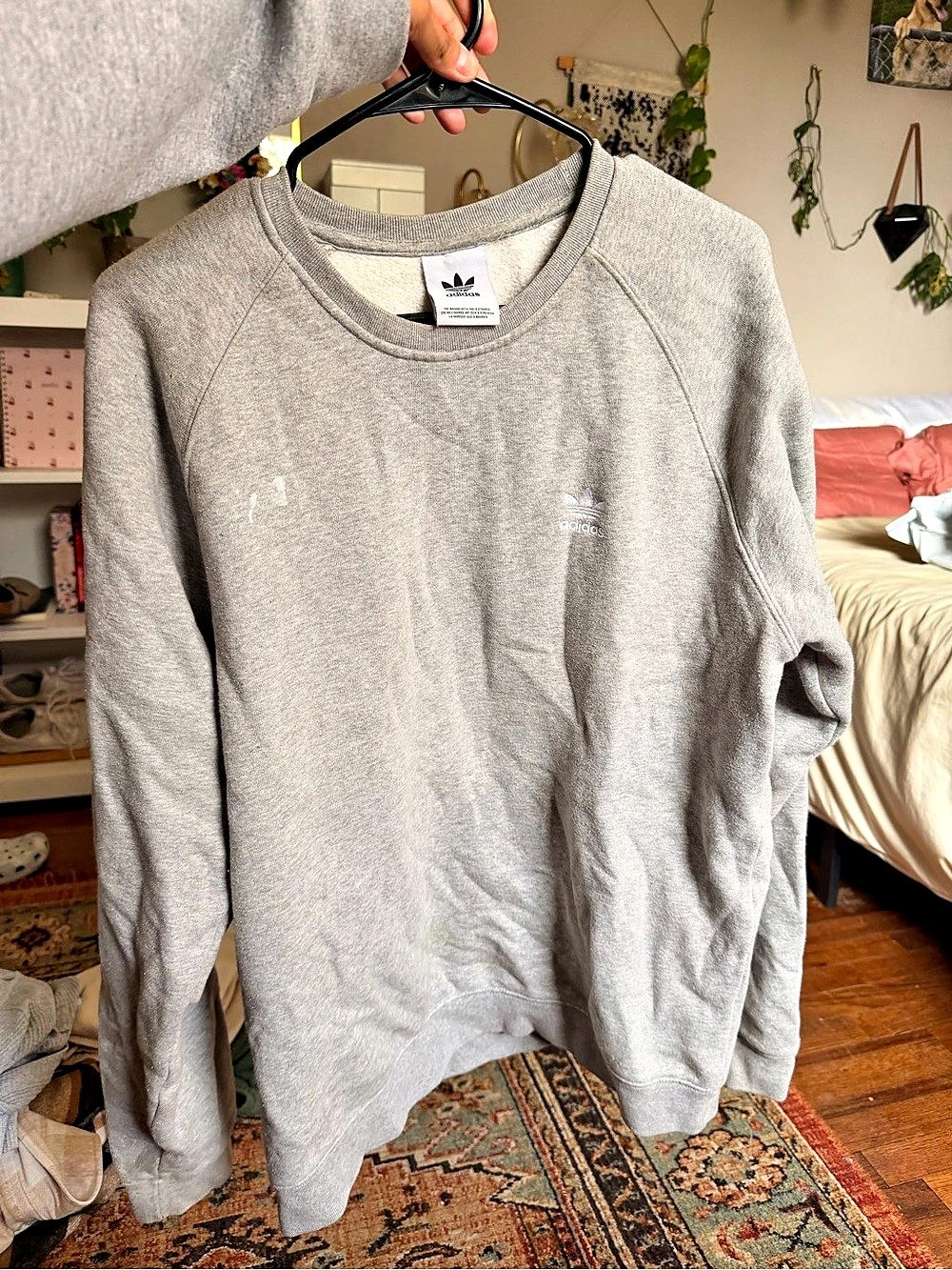 adidas Crewneck Large Grey